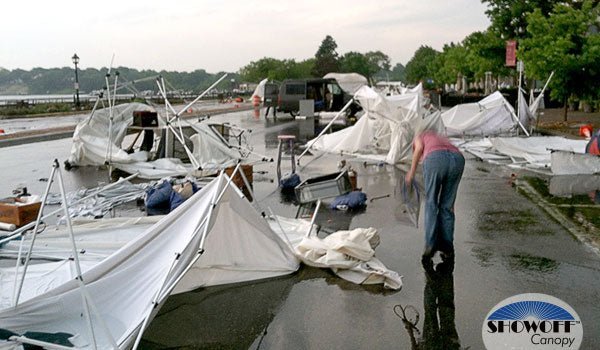 SHOWOFF Shows Off Against Tropical Storm—Guess Who Wins? - Showoff Canopy