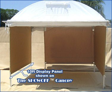 10 ft. Canvas Display Panel Wall For SHOWOFF - Showoff Canopy