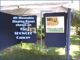4 ft. Moveable Canvas Display Panel Wall For SHOWOFF - Showoff Canopy
