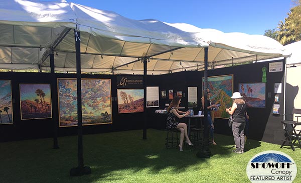 Erin Hanson and her SHOWOFF Canopies