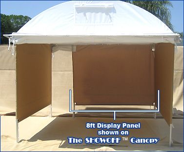 8 ft. Moveable Canvas Display Panel Wall For SHOWOFF